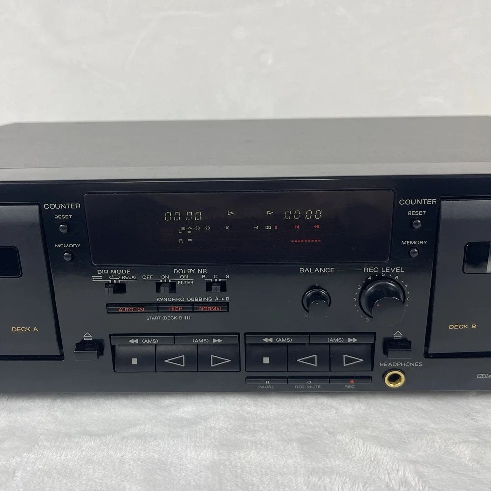 Vintage Sony TC-WR635S Stereo Cassette Tape Deck Audio Player Dolby - FOR PARTS